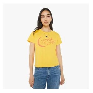 MOTHER Yellow Cosmic Voyager Tee